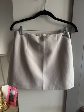 Abercrombie & Fitch Cream Mini Skirt Skort